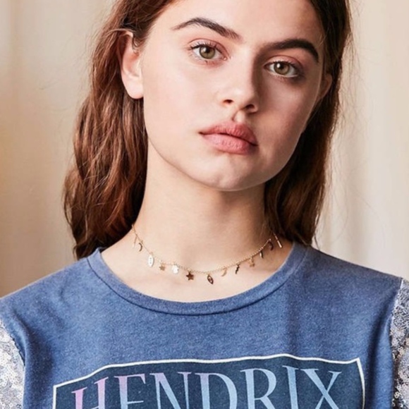 Urban Outfitters Celestial Choker Necklace - Picture 2 of 2